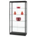 GPC1000zw vitrine zwart 200x100x40cm